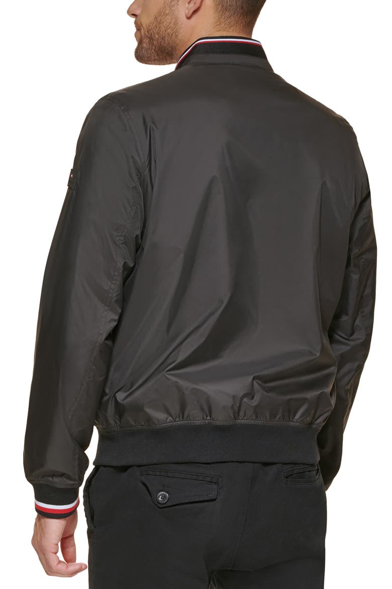 Lightweight Bomber Jacket, Alternate, color, BLACK
