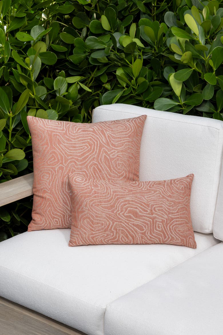 Chari Spice Indoor & Outdoor Woven Accent Pillow, Alternate, color, Spice