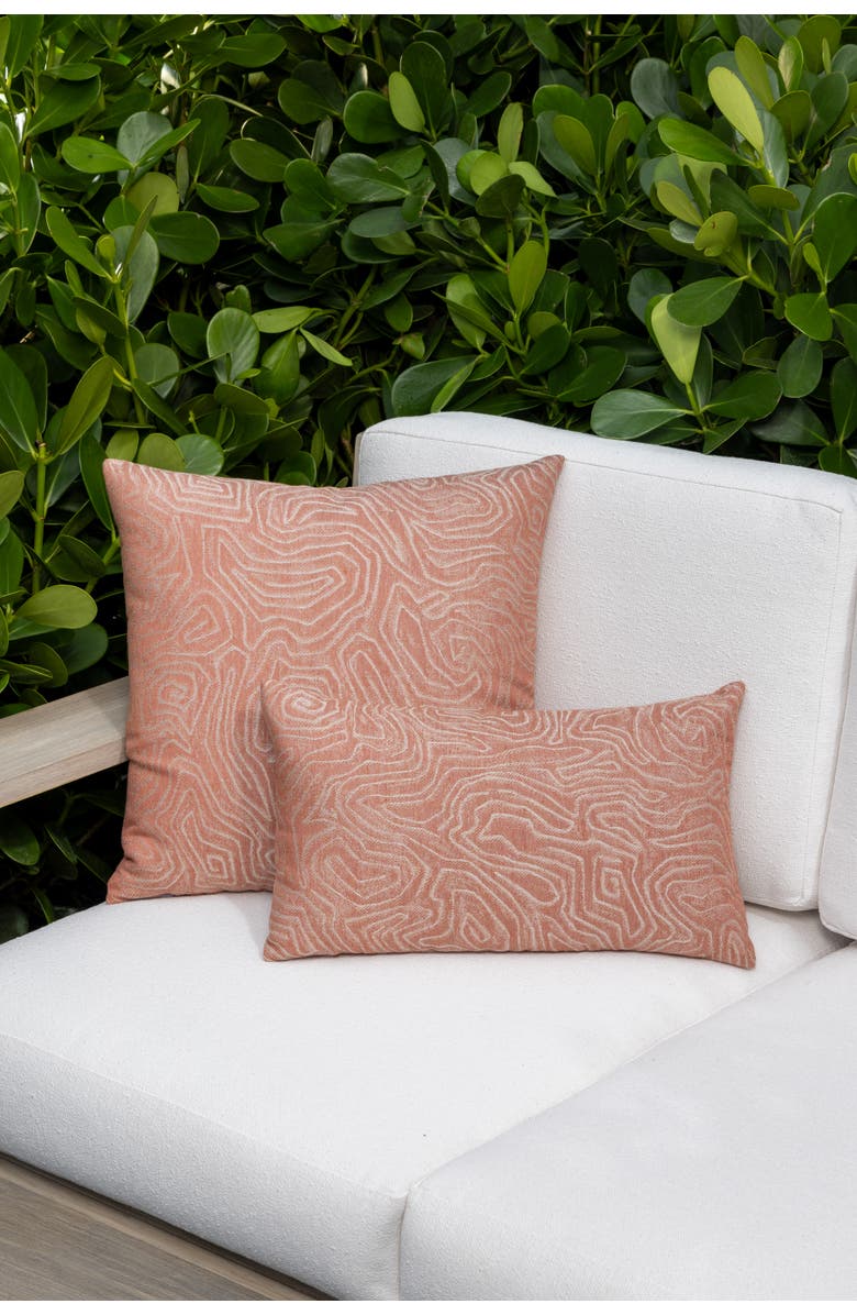 Elaine Smith Chari Spice Indoor & Outdoor Woven Accent Pillow, Alternate, color, Spice