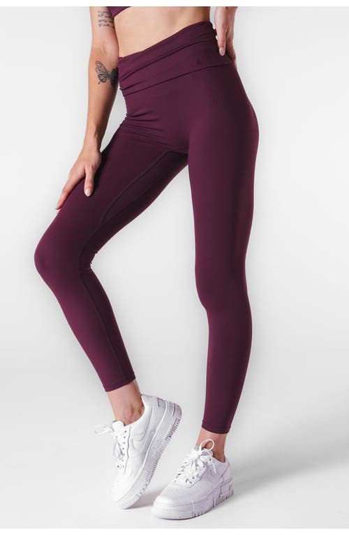 Vitality Cloud Ii Foldover Pant In Wine
