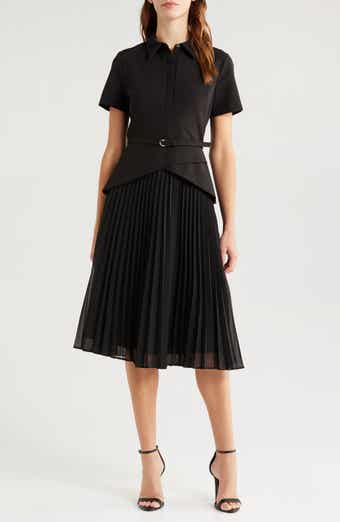 Mixed Media Midi Dress
