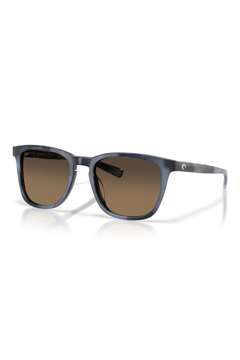 Sullivan 53mm Polarized Square Sunglasses, Alternate, color, SOMOS BLUE TORT / COPPER 580G