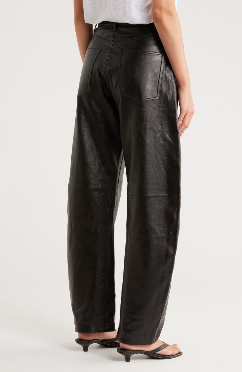 FRAME The Leather Bubble Leg Pants, Alternate, color, 