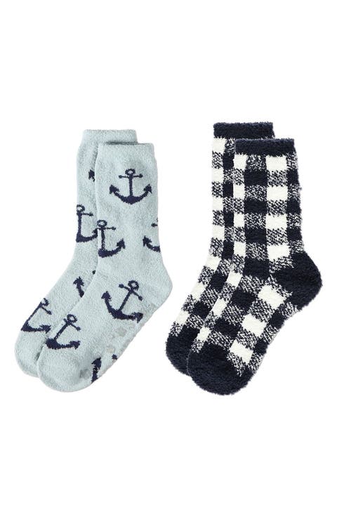 Cozy Assorted 2-Pack Crew Socks
