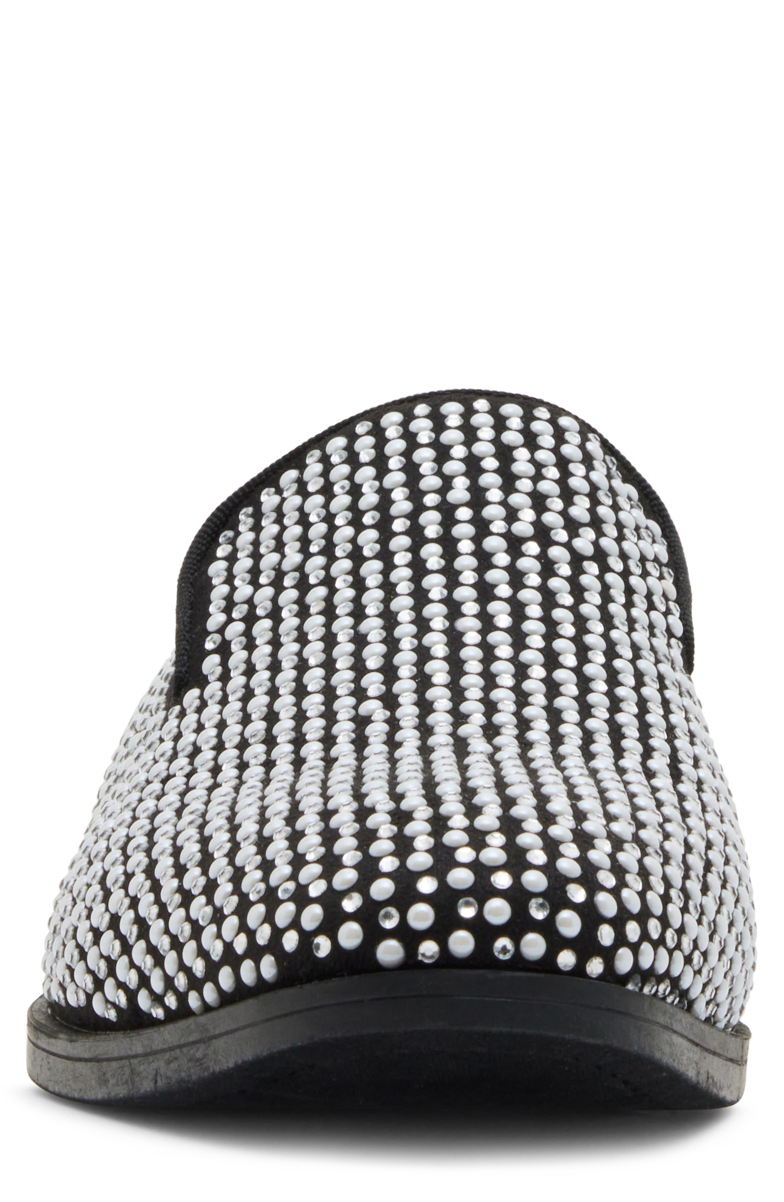 MADDEN Skylar Stud Venetian Loafer, Alternate, color, Black