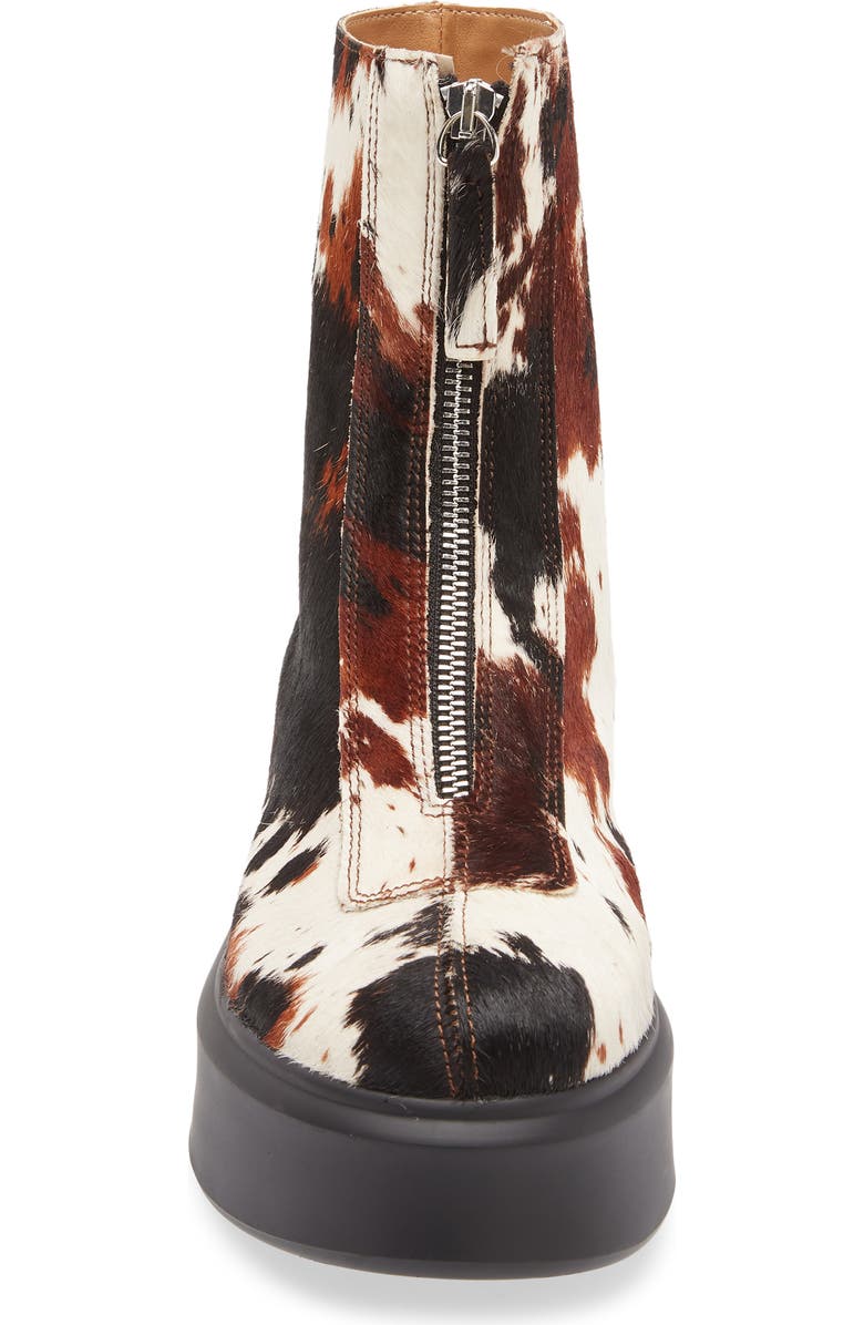 Steve Madden Jones Bootie, Alternate, color, Cow Print Calf Hair