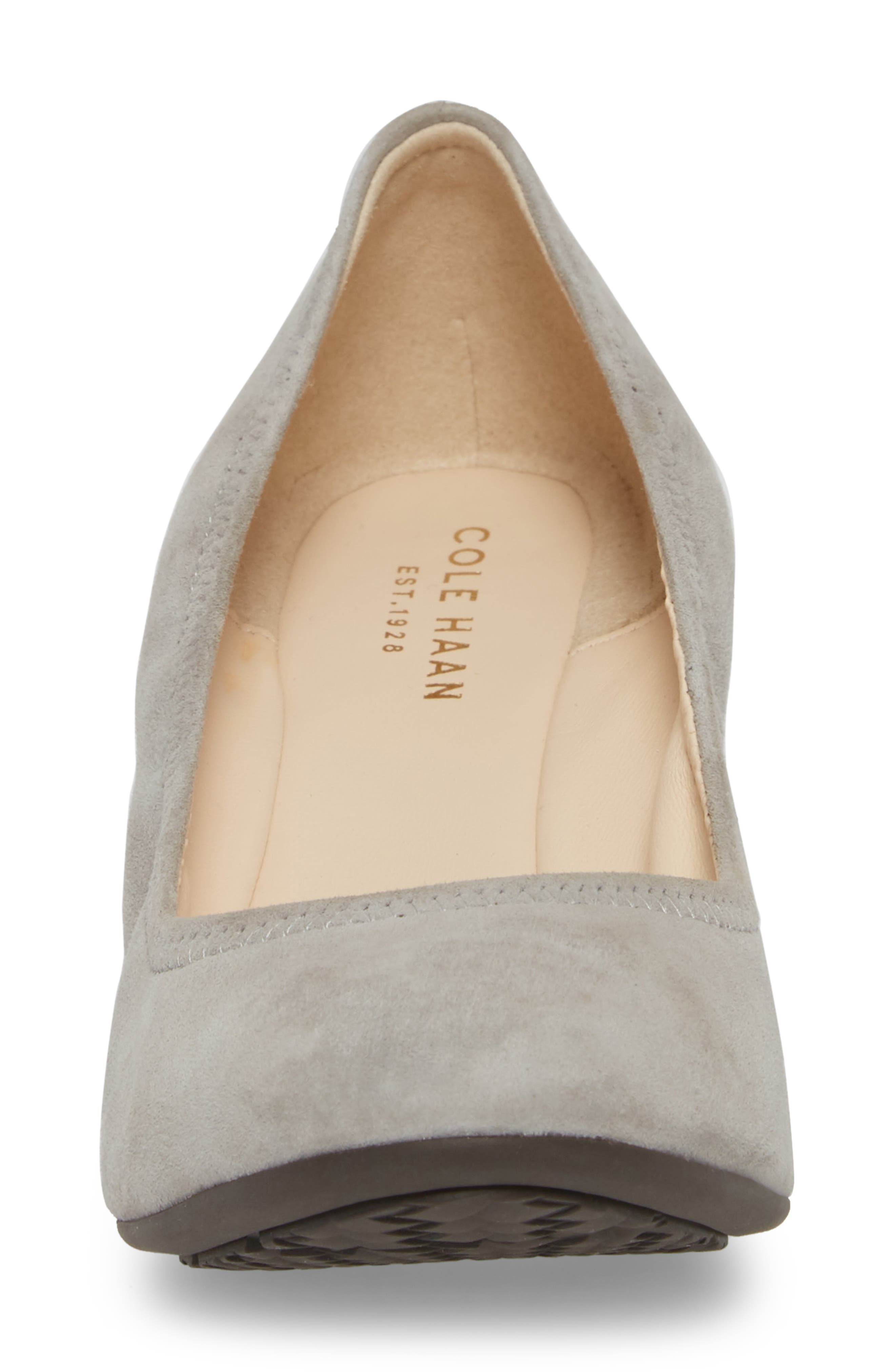 Sadie Wedge Pump, Alternate, color, IRONSTONE SUEDE