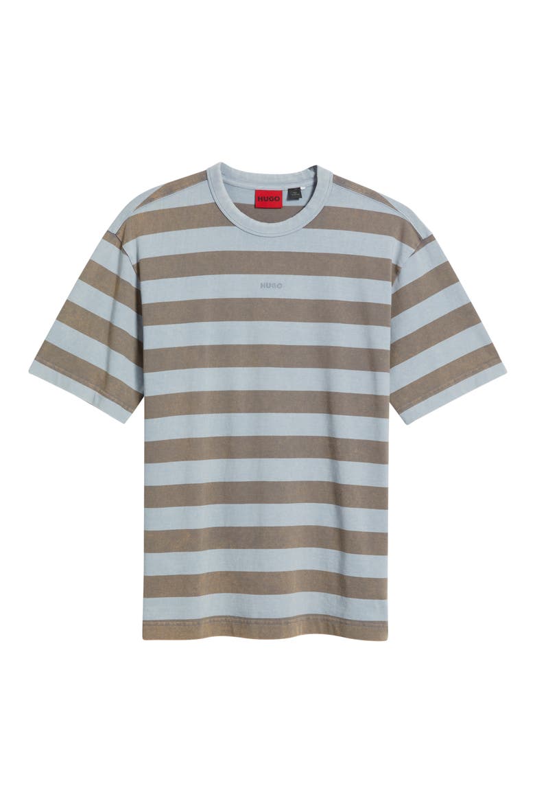 Dockoe Stripe Cotton T-Shirt, Alternate, color, OPEN BLUE