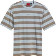 HUGO Dockoe Stripe Cotton T-Shirt