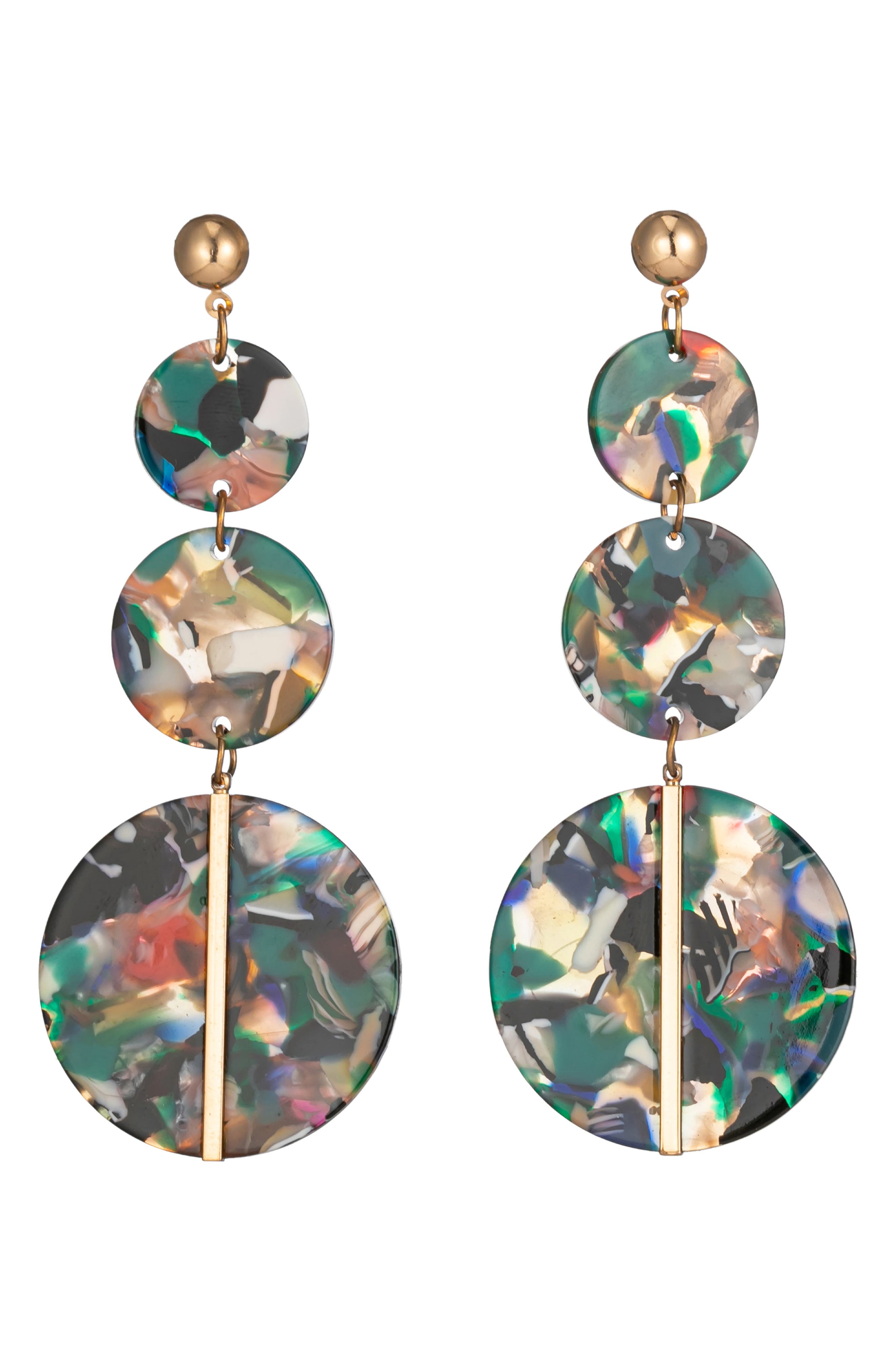 EYE CANDY LOS ANGELES Sofia Tier Drop Earrings