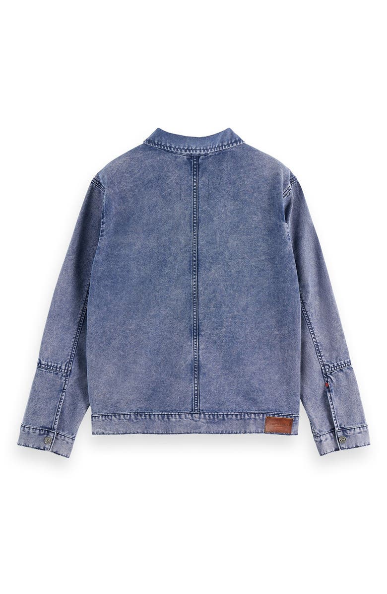 Scotch & Soda Workwear Denim Shirt Jacket, Alternate, color, Navy