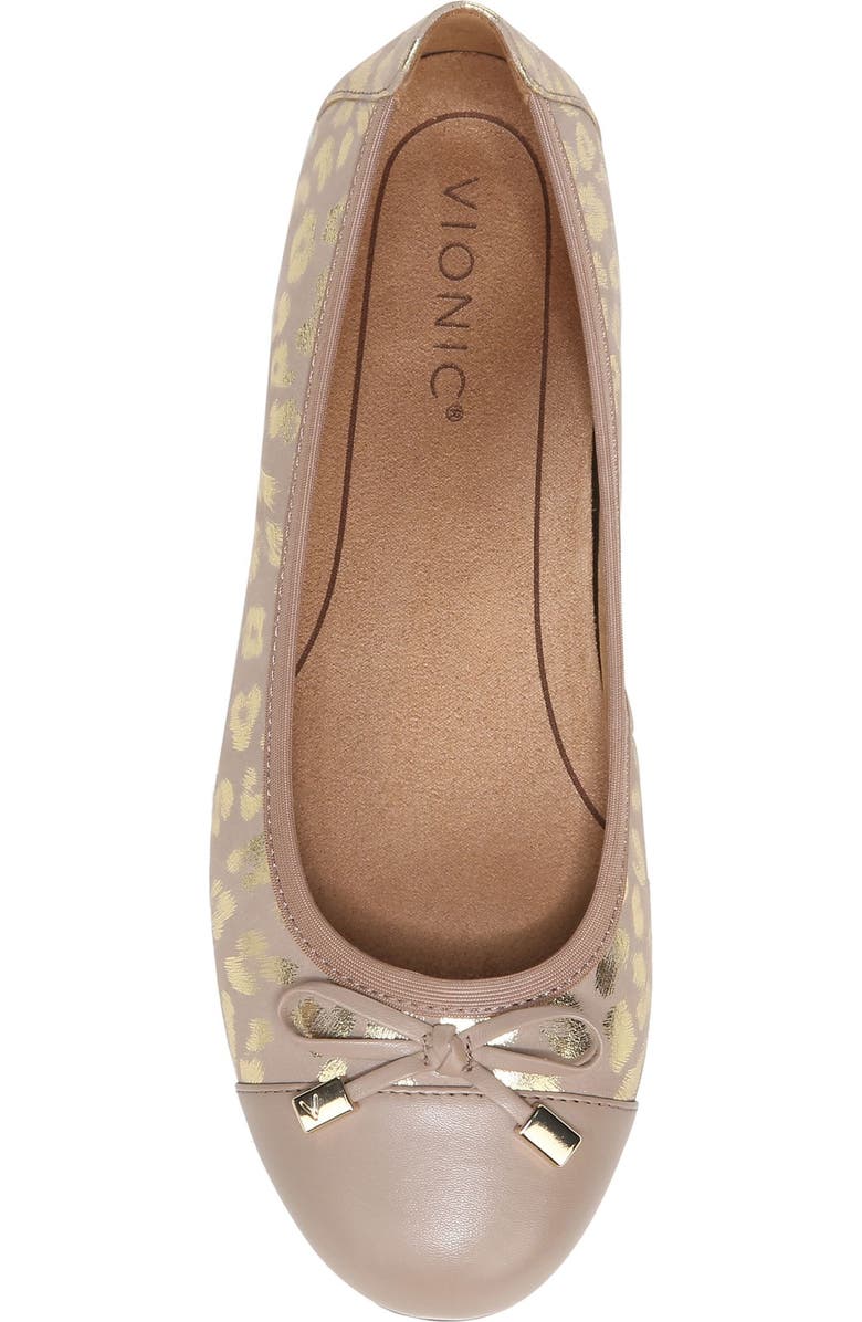 Vionic Minna Cap Toe Flat, Alternate, color,