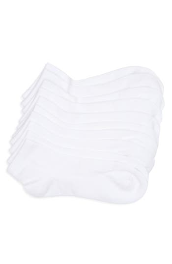 Nordstrom Rack 5-pack Pillow Sole Ankle Socks In White