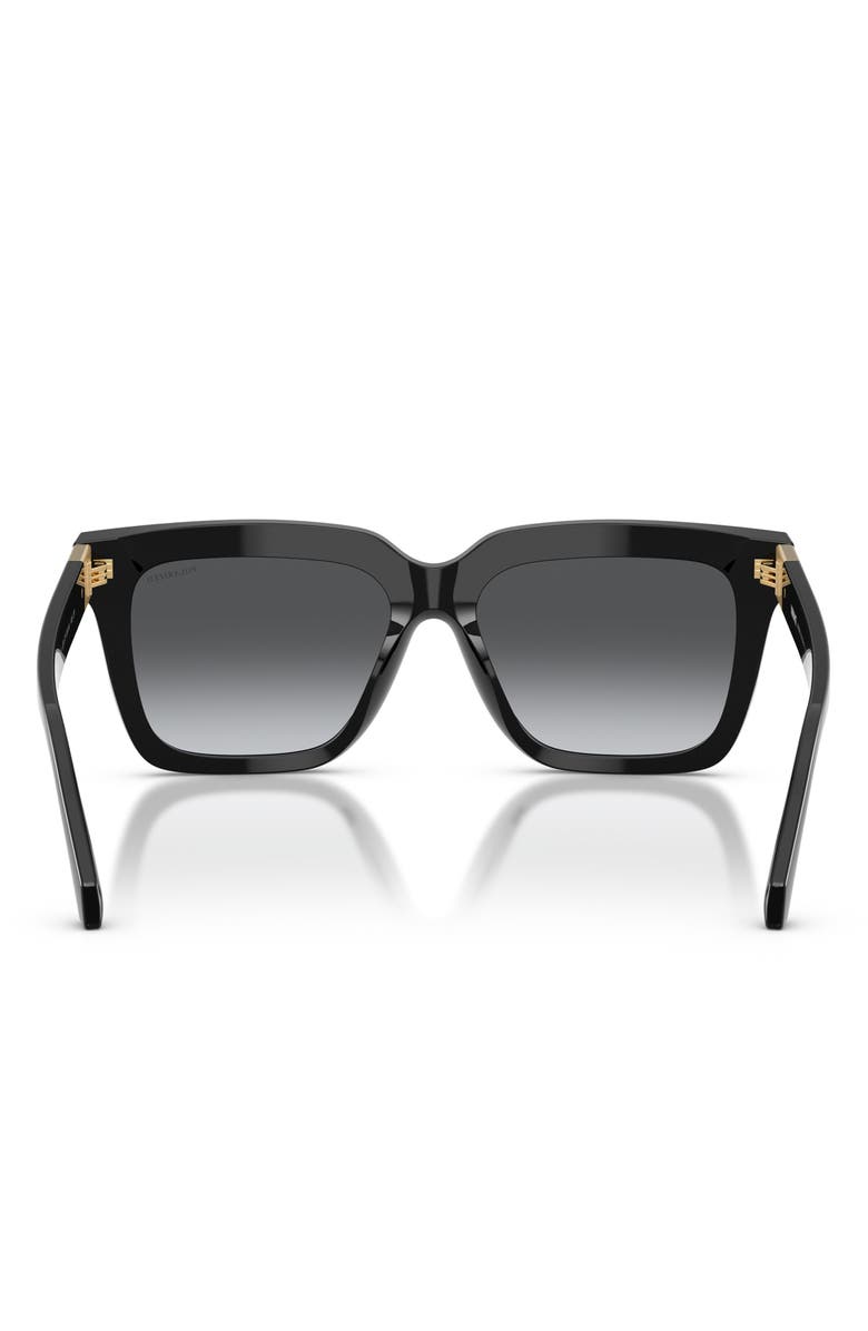 Versace Medusa 55mm Polarized Square Sunglasses, Alternate, color, 