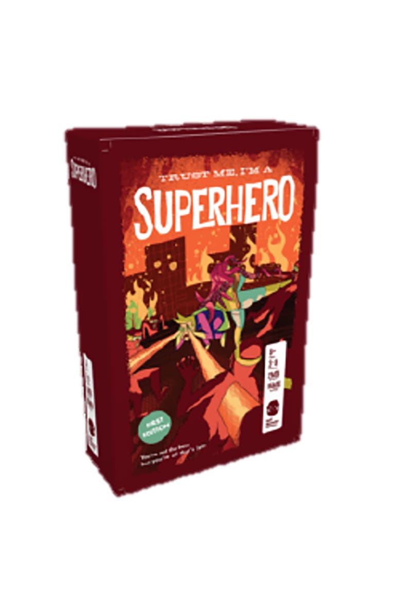 Half-Monster Games Trust Me I'M A Superhero Fun Debating Card Game. Halfmonster Games, Main, color, 