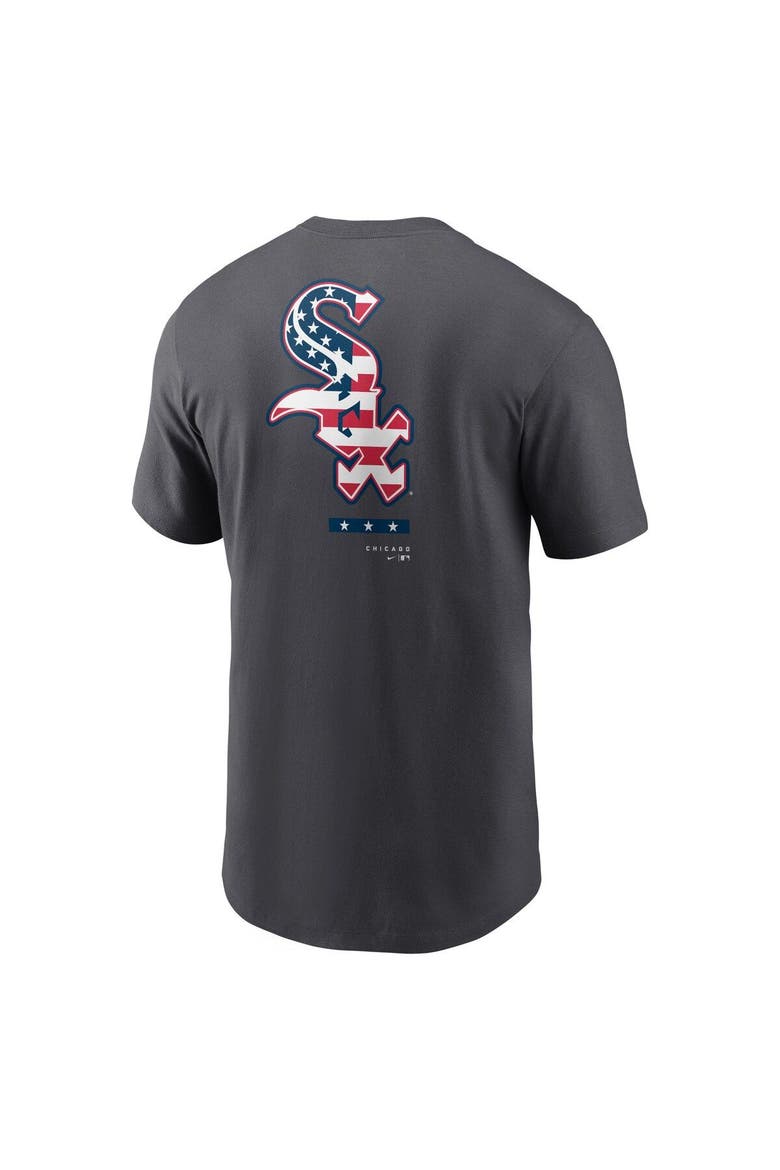 Men's Nike Anthracite Chicago White Sox Americana T-Shirt, Alternate, color, Anthracite