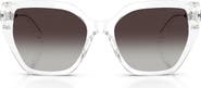 Swarovski 56mm Gradient Irregular Sunglasses