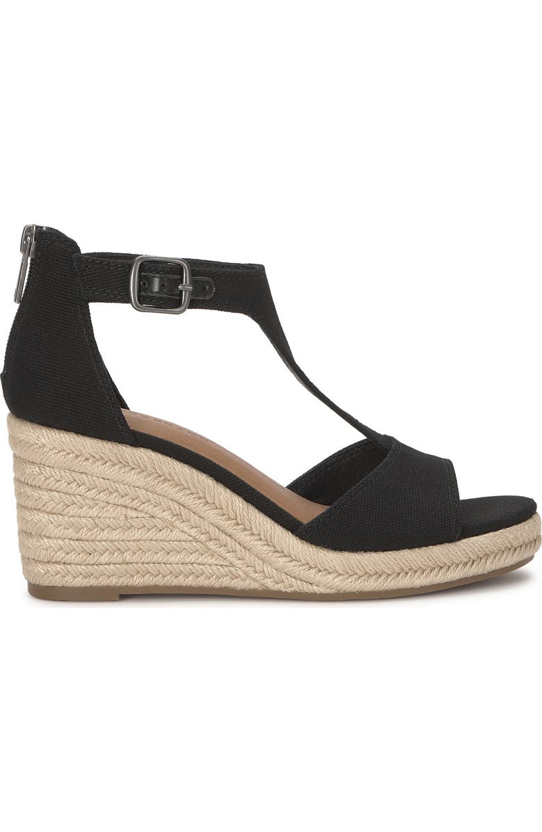 Lucky Brand Cyleste Platform Wedge Espadrille, Alternate, color, Black