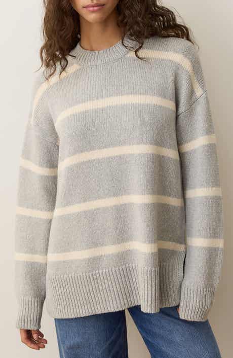 Berkeley Oversize Crewneck Wool Blend Sweater