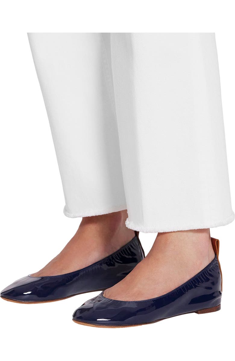 Lanvin The Ballerina Flat In Patent Leather, Alternate, color,