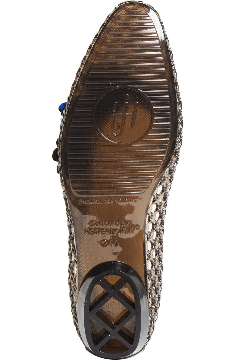 HEAVENLY JELLY Petal Jelly Ballet Flat, Alternate, color, Black