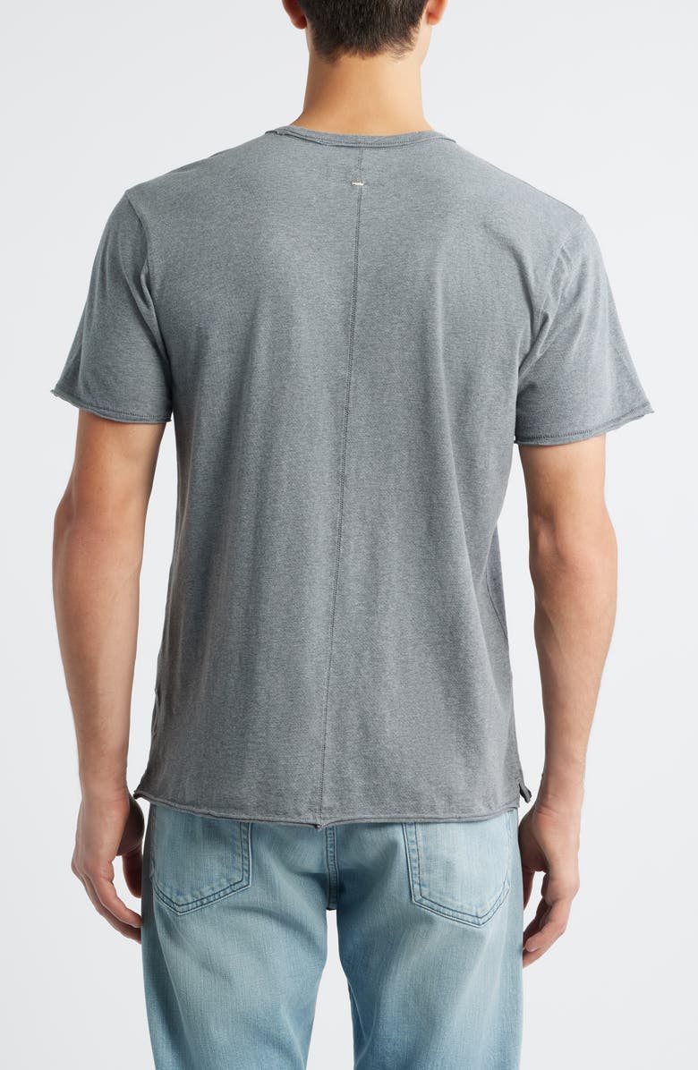 rag & bone Miles Melange Pocket T-Shirt, Alternate, color, Heather Charcoal