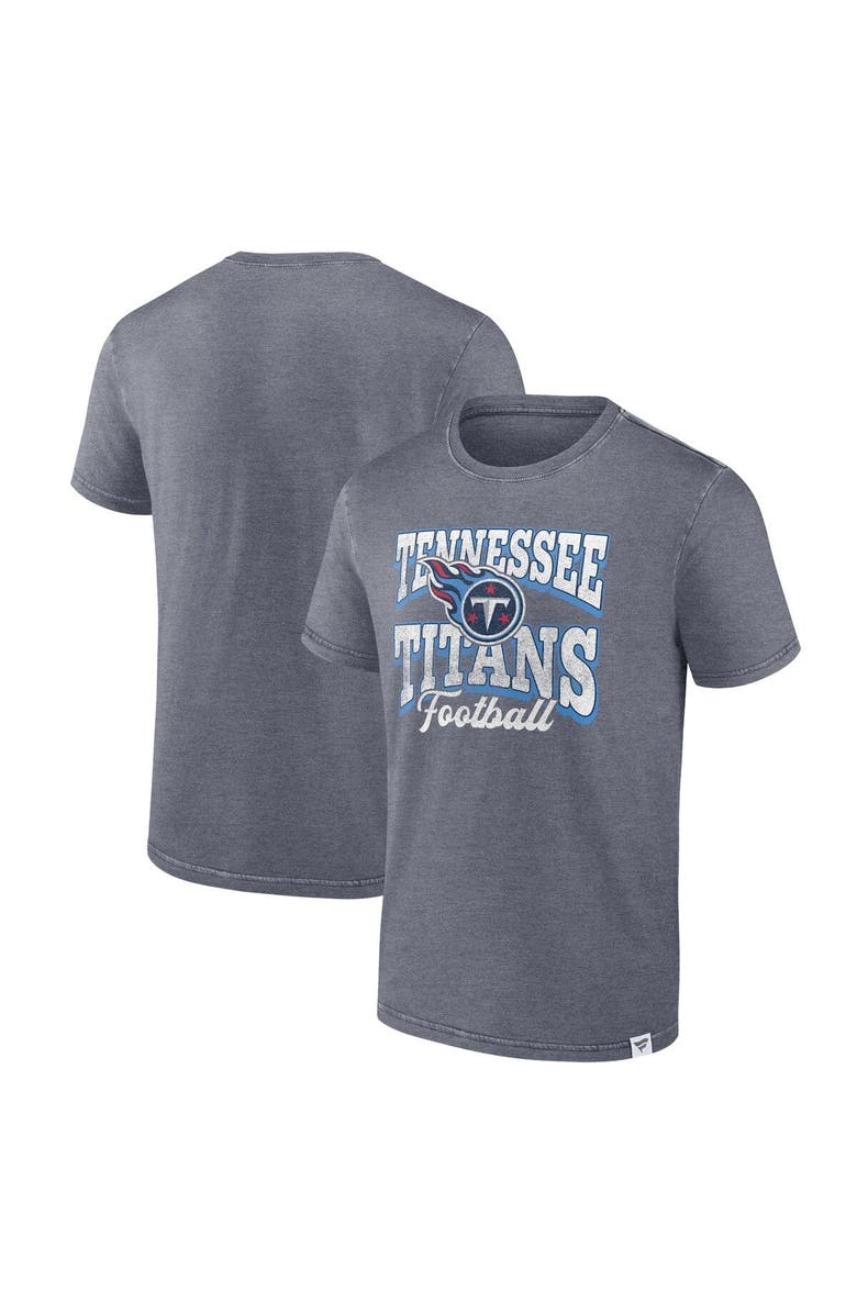 FANATICS Men's Fanatics Branded Heather Navy Tennessee Titans Force Out T-Shirt, Main, color, 