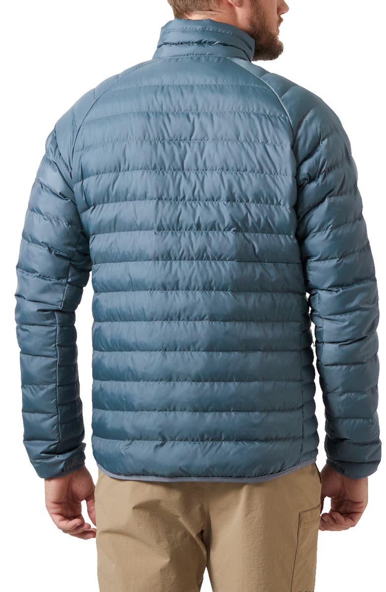 Helly Hansen Banff Water Repellent Insulated Packable Puffer Jacket, Alternate, color, Washed Navy