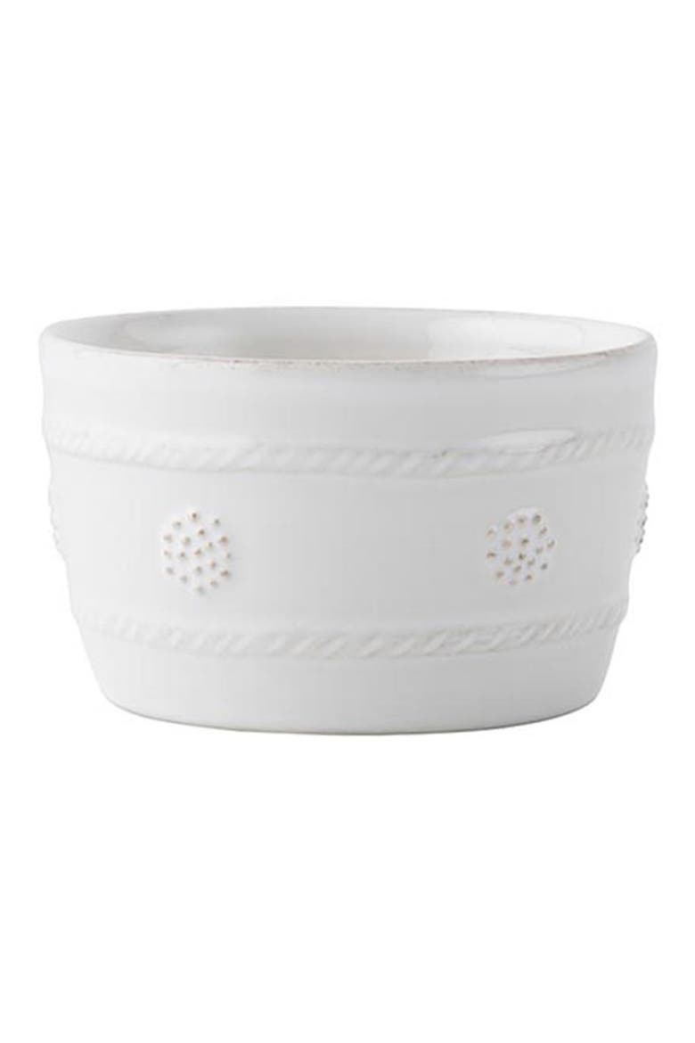 Berry & Thread Ceramic Ramekin, Main, color, WHITEWASH