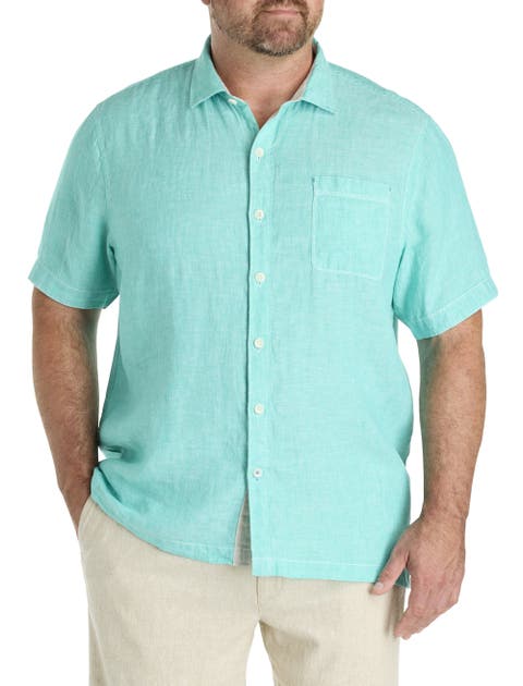 Big & Tall Breezer Linen Sport Shirt