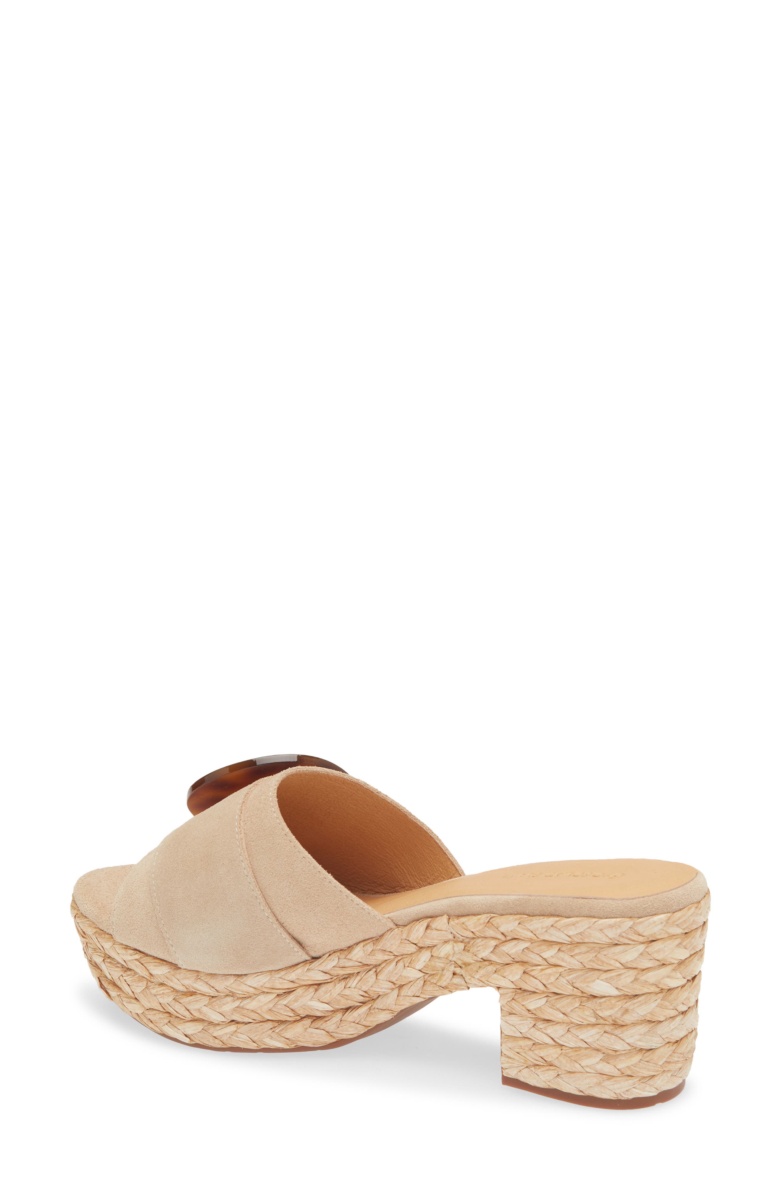 Chocolat Blu Garlyn Platform Sandal, Alternate, color, Latte Suede