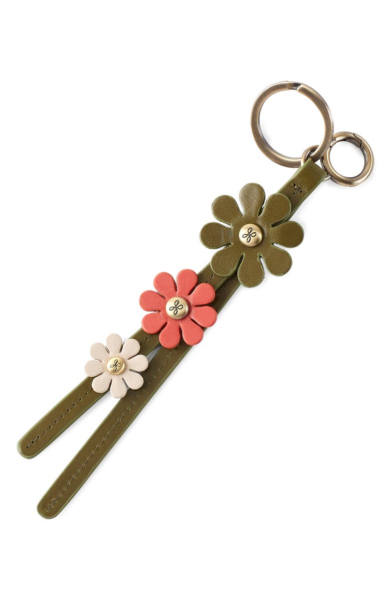 HOBO Triflower Keychain, Main, color, Olive Veil