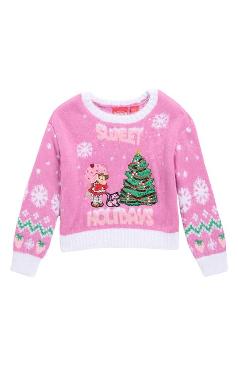 Kids' Strawberry Shortcake Holiday Sweater (Little Kid)