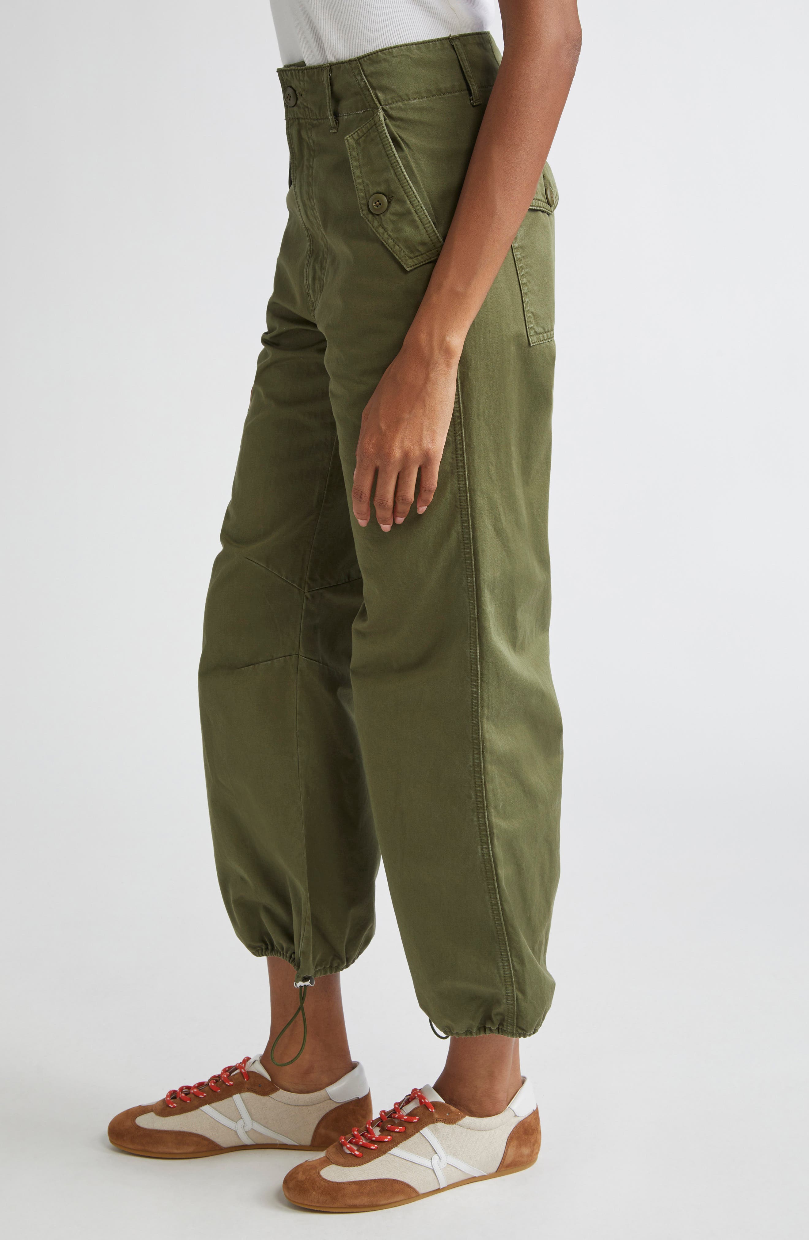 Veronica Beard Mandy Cotton Parachute Pants | Nordstromrack