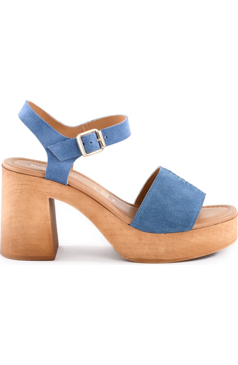 Seychelles City Scape Platform Sandal, Alternate, color, Blue