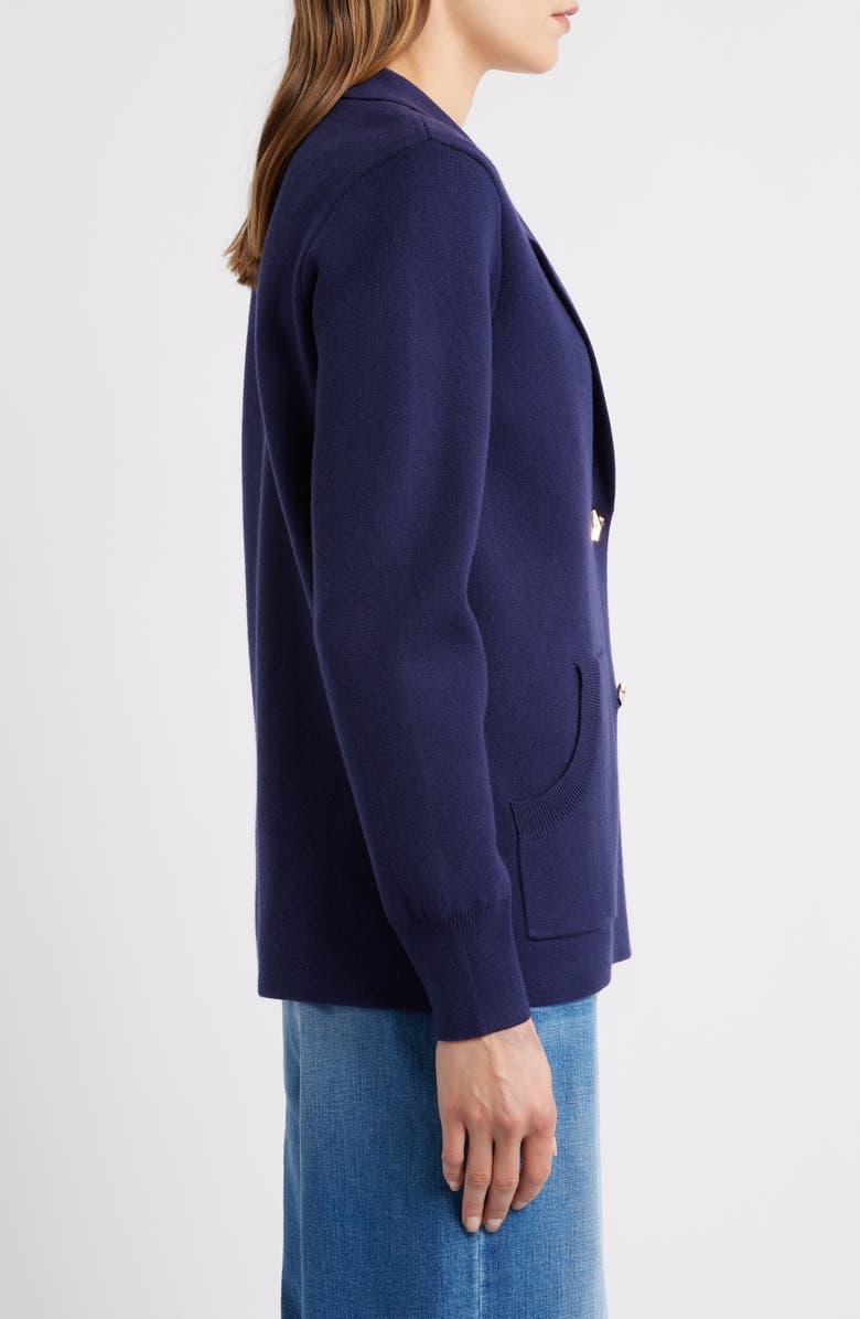 CITY BLUES Sweater Blazer, Alternate, color, Midnight