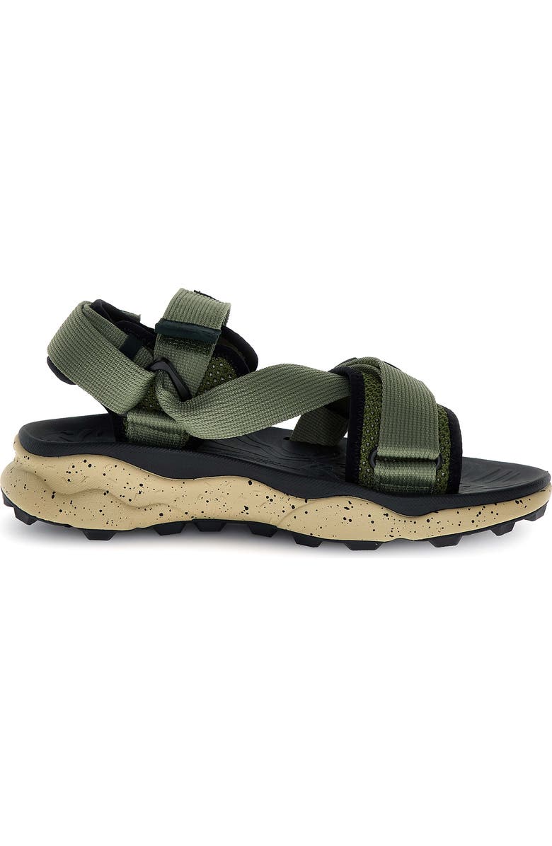 Flower MOUNTAIN Nazca 2 Sandal, Alternate, color, Military