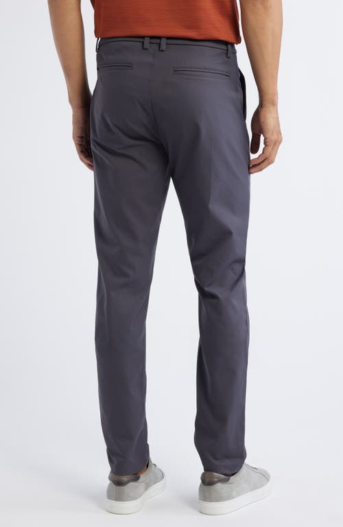 Rhone Gotham Slim Fit Water Repellent Pants In Gray