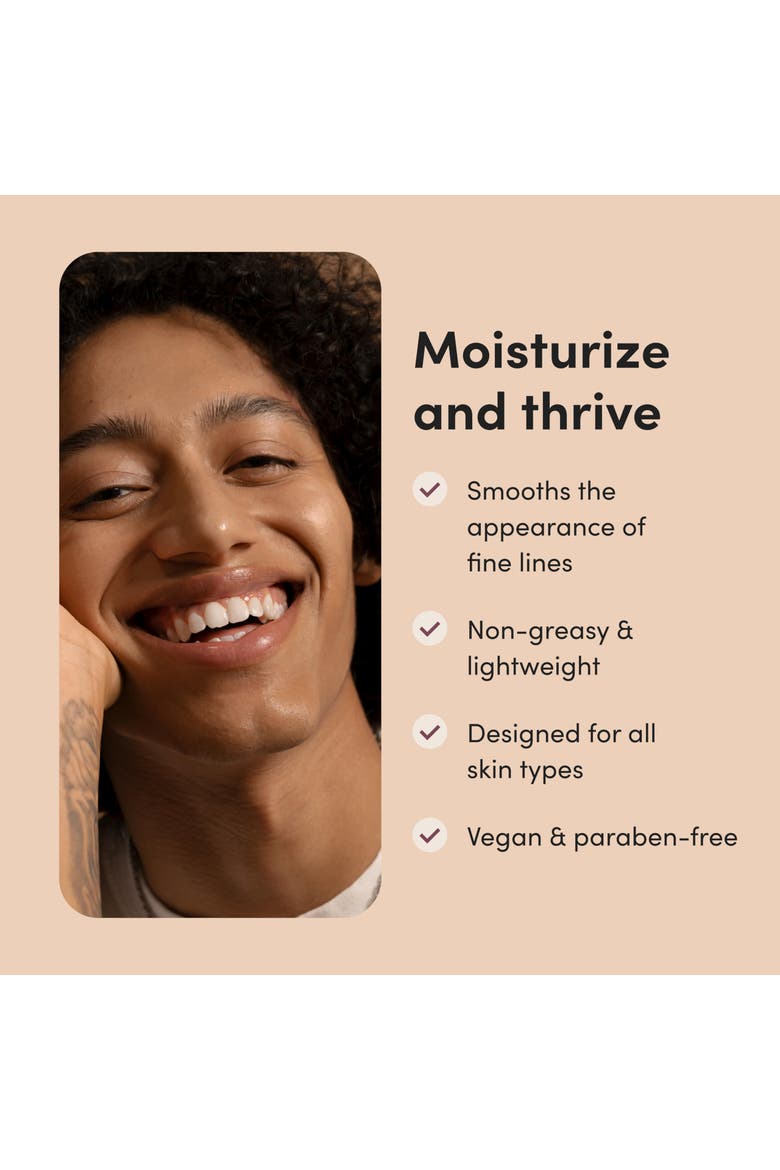 Everyday Moisturizer Lightweight, Hydrating, Hyaluronic Acid & Shea Butter Formula, Alternate, color, Beige