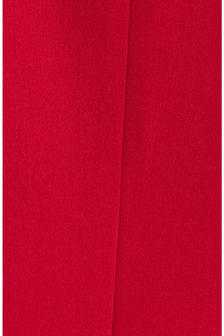 Peak Lapel One-Button Blazer, Alternate, color, FIRE RED