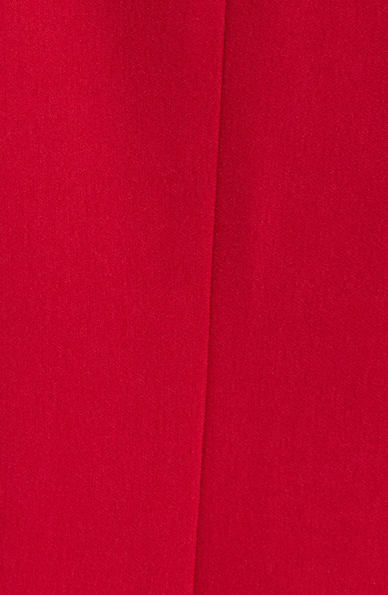 KASPER Peak Lapel One-Button Blazer, Alternate, color, Fire Red