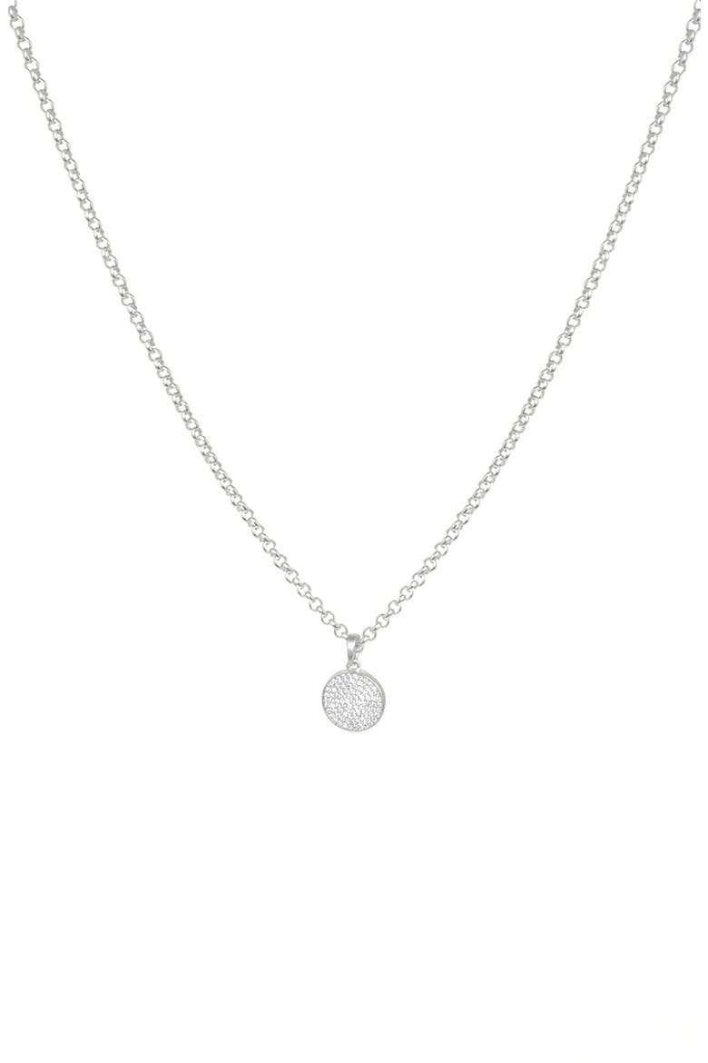 Madeleine Pavé Pendant Necklace, Main, color, WHITE CZ