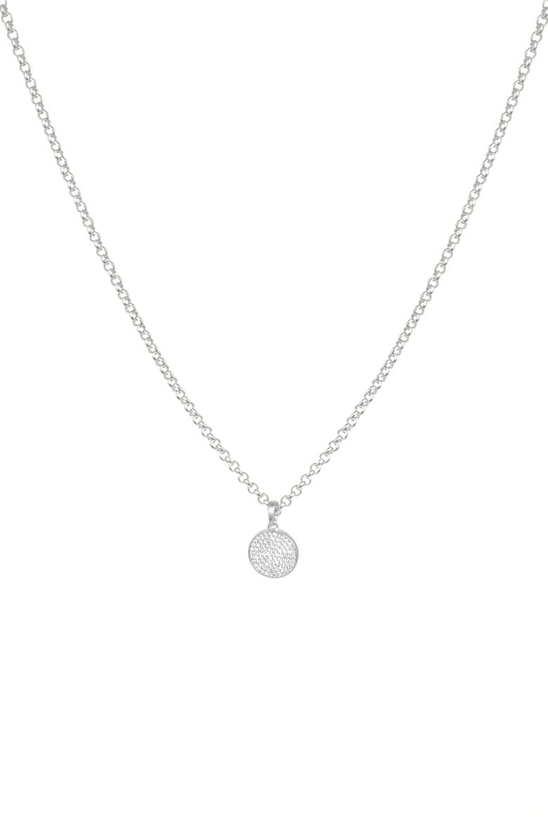 Dean Davidson Madeleine Pavé Pendant Necklace, Main, color, White Cz