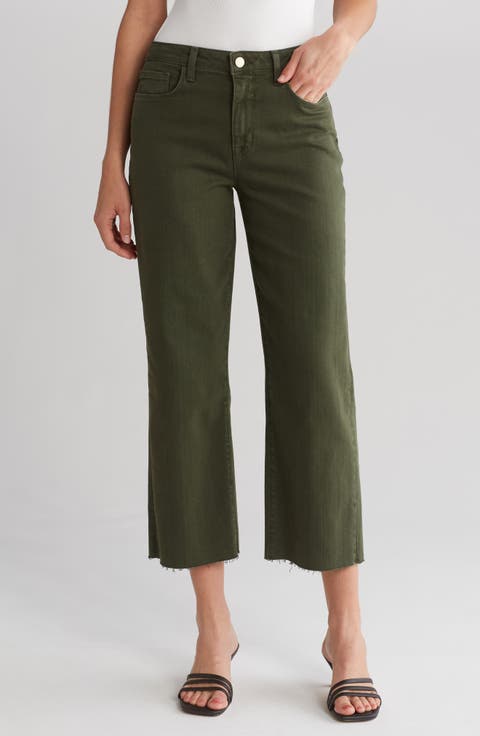 Wanda High Waist Crop Wide Leg Jeans