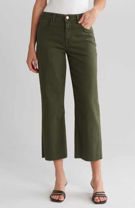 Wanda High Waist Crop Wide Leg Jeans