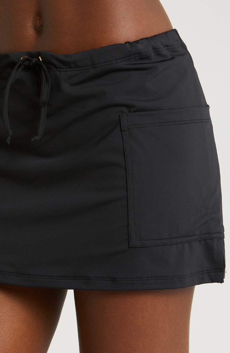 Becca It's A Wrap Cover-Up Miniskirt, Alternate, color,