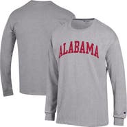 Champion Men's Champion  Heather Gray Alabama Crimson Tide Basic Arch Long Sleeve T-Shirt
