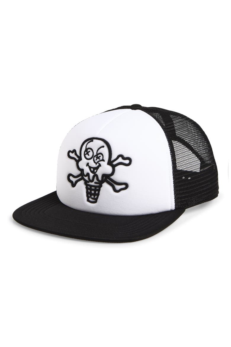 Espresso Trucker Hat, Main, color, BLACK