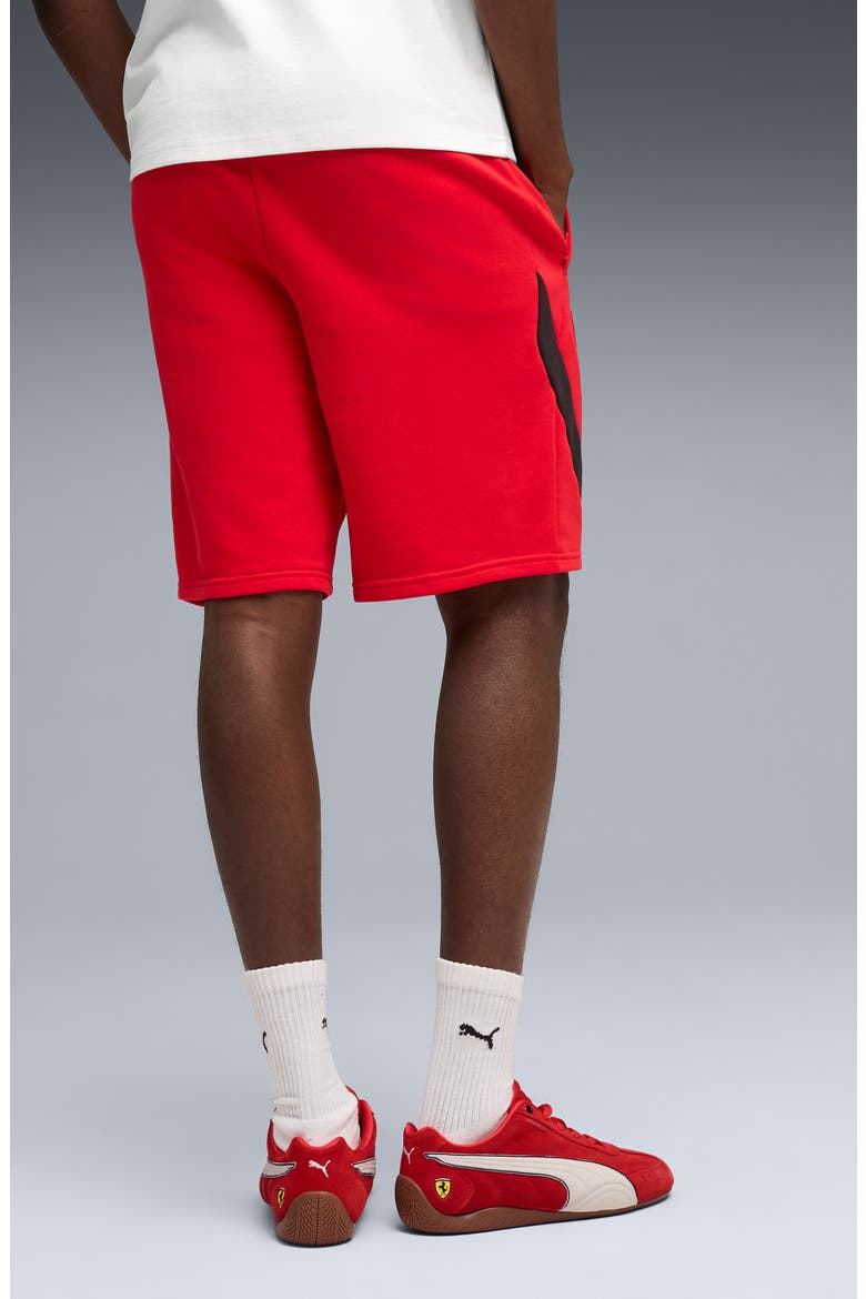 Scuderia Ferrari Motosport 1 Sweat Shorts, Alternate, color, ROSSO CORSA