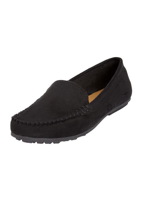 Comfortview The Milena Slip On Flat In Black